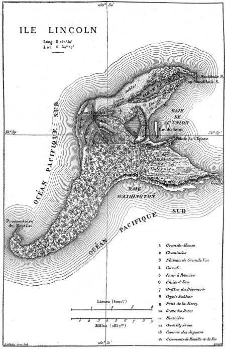 Jules Verne - Île Lincoln